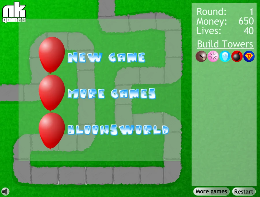 Bloons Tower Defense unblocked