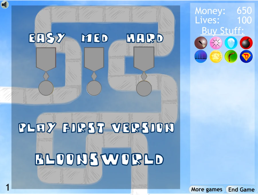 Bloons Tower Defense 2 unblocked